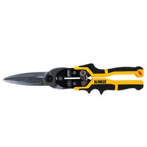 DeWALT® DWHT14681 Aviation Snip, 18 ga Cutting, 3-1/4 in L of Cut, Long/Straight Snip, Forged Chrome Vanadium Steel Blade