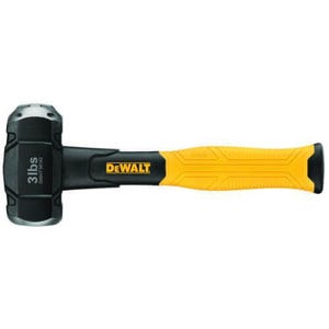 DeWALT® DWHT56142 Curved Drilling Hammer, 10-1/2 in OAL, Strike Face, 3 lb Carbon Steel Head, Fiberglass Handle
