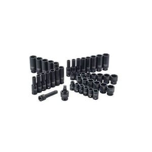 DeWALT® DWMT19248 Impact Socket Set, 6 Points, 1/2 in Drive, 42 pc, Included Socket Size: 5/16 to 3/8 in, 8 to 19 mm, Carrying Case Container