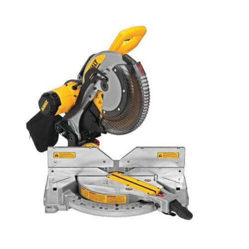 DeWALT® DWS716XPS Corded Electric Double Bevel Compound Miter Saw with CUTLINE™, 12 in dia Blade, 5/8 in, 1 in Arbor/Shank, 8 in