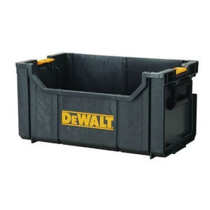 DeWALT® DWST08205 ToughSystem® Tote, Polypropylene, Black, Inside Dimensions: 10 in H x 21 in W x 10-1/2 in D
