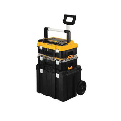 DeWALT® Tstak® DWST60404 3 pc Modular Mobile Tower, 26.95 in H x 16.965 in W x 19 in D