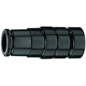 DeWALT® DWV9120 Rubber Adapter, 9-1/4 in L, 35 mm, Use with DWV9000 Universal Connector and DeWALT® Dust Extractor, Black