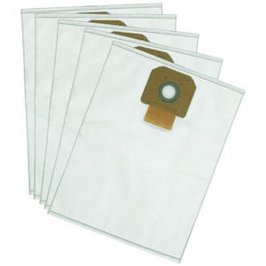 DeWALT® DWV9402 Non-Reusable Fleece Bag, 1-1/4 in H x 13-1/2 in W x 17-7/8 in D, Fleece, Use with DWV012 Type 1 Dust Extractor