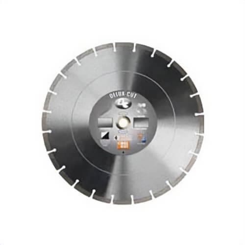 Core Cut Delux-Cut 70499 Dry High Speed Diamond Blade, 14 in Blade, 1 in, 1/8 in W x 0.44 in D Cutting