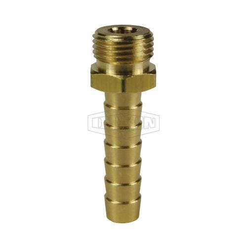 Dixon® BLS616 Long Shank Hose Coupling, 3/4 in Nominal, Hose x Male NPSM End Style, Brass