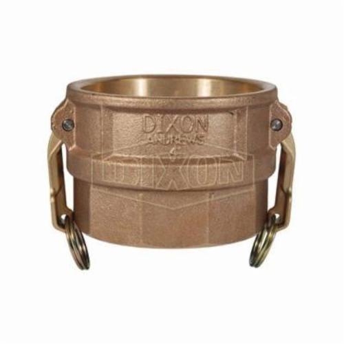 Dixon® 100-D-BR Type D Cam and Groove Coupler, 1 in Nominal, Female Coupler x FNPT End Style, Brass, Domestic