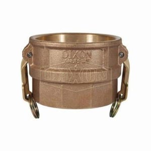 Dixon® 100-D-BR Type D Cam and Groove Coupler, 1 in Nominal, Female Coupler x FNPT End Style, Brass, Domestic