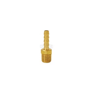 Dixon® 1020402CLF Hose Barb Fitting, 1/8 x 1/4 in Nominal, MNPT x Hose Barb End Style, Brass