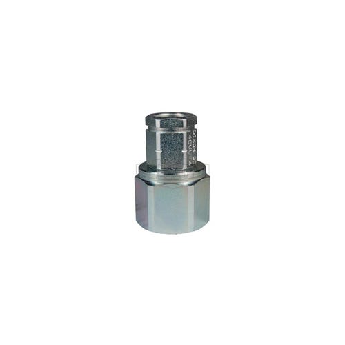 Dixon® 10CVVF10 DQC CVV European Interchange Female Coupler, 1-1/4-11-1/2 Nominal, Female NPTF, Steel