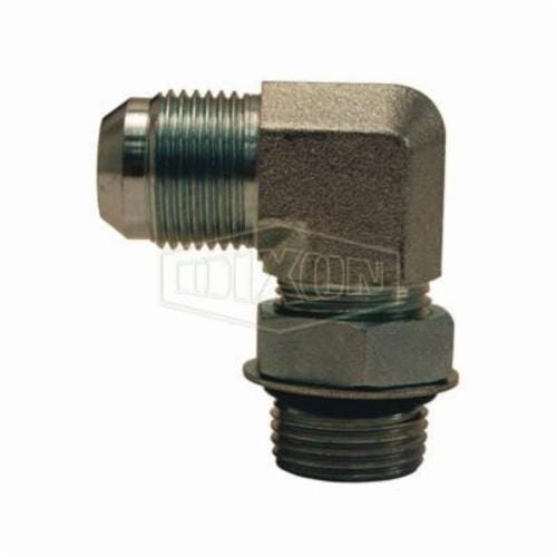 Dixon® 1238-08-08 Elbow, 3/4-16 Nominal, Male SAE O-Ring Boss™ x Male JIC, Steel, Domestic