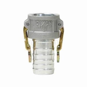 Dixon® 125-C-AL Type-C Cam and Groove Coupler, 1-1/4 in Nominal, Female Coupler x Hose Shank End Style, Aluminum