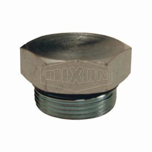Dixon® 1255-20H O-Ring Boss Plug, 1-5/8-12 Nominal, Steel, Domestic