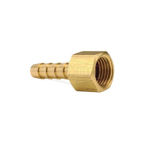 Dixon® 1260608C Gasket Seat Hose Barb, 1/2 x 3/8 in, Female NPSM Swivel x Hose Barb, Brass, Domestic