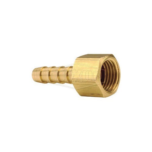 Dixon® 1260808C Gasket Seat Hose Barb, 1/2 in, Female NPSM Swivel x Hose Barb, Brass, Domestic