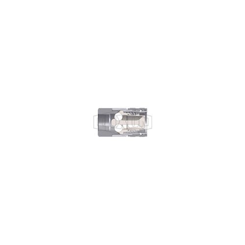 Dixon® 12HTBF12 DQC HT Flushface Female Coupler, 1-1/2-11 Nominal, Female BSPP, Steel