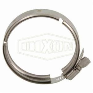 Dixon® 13WGC100-150 Dairy Clamp, 1 to 1-1/2 in Tube, 304 Stainless Steel, Domestic