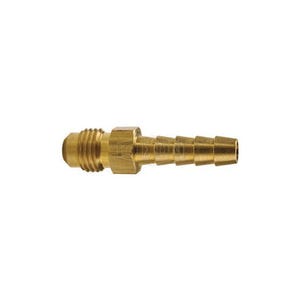 Dixon® 1420612C Hose Barb, 3/4-16 x 3/8 in, 45° Male SAE UNF x Hose Barb, Brass, Domestic