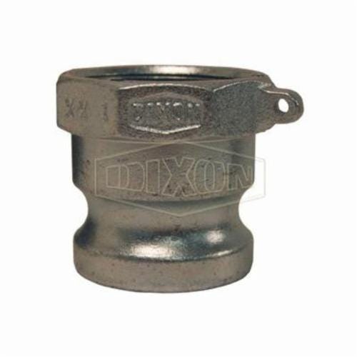 Dixon® 150-A-PM Boss-Lock™ Type A Cam and Groove Adapter, 1-1/4 in, Male Adapter x FNPT, Malleable Iron, Domestic