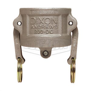 Dixon® 600-DC-AL Type DC Cam and Groove Dust Cap, 6 in, Aluminum