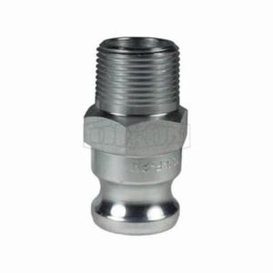 Dixon® 150-F-PM Boss-Lock™ Type F Cam and Groove Adapter, 1-1/2 in, Male Adapter x MNPT, Malleable Iron, Domestic