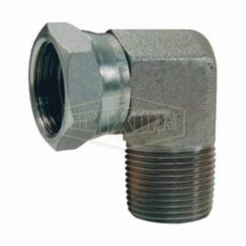 Dixon® 1501-12-12 Swivel Nut Elbow, 3/4-14 Nominal, Female NPSM x MNPT, Steel, Domestic