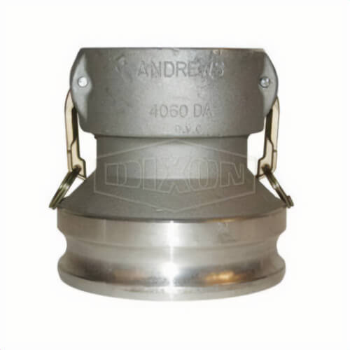 Dixon® 1520-DA-AL Type DA Cam and Groove Reducing Coupler, 2 x 1-1/2 in Nominal, Coupler x Adapter End Style, Aluminum, Domestic