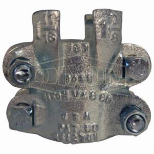 Dixon® 306 Boss™ 4-Bolt Clamp, 2-48/64 to 3-4/64 in Nominal, Iron Band, Domestic