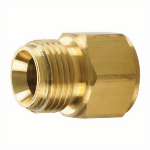 Dixon® 1740606C Pipe Adapter, 3/8 in Nominal, MNPSM x FNPTF End Style, Brass, Domestic