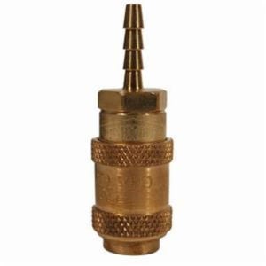 Dixon® 1AS1-B A Series Quick Connect Coupler, 1/8 in Nominal, Quick Connect Coupler x Hose Barb, 500 psi Pressure, Brass, Domestic