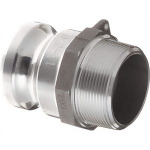 Dixon® 200-F-Al 2 in Alum Type F Male Adaptx Male NPT Cam&Grv61-965