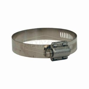 Dixon® Aero-Seal® 20028 Worm Gear Clamp, 1-20/64 to 2-16/64 in Clamp, Stainless Steel Band, 410 Stainless Steel Bolt, Domestic