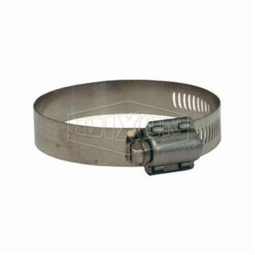 Dixon® Aero-Seal® 20048 Worm Gear Clamp, 2-36/64 to 3-32/64 in Clamp, Stainless Steel Band, 410 Stainless Steel Bolt, Domestic
