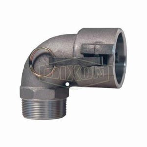 Dixon® 200B-90AL Type B 90°  Cam and Groove Elbow, 2 in, Female Coupler x MNPT, Aluminum, Domestic