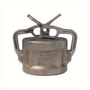 Dixon® 200DC-LSS Lockable Cam and Groove Dust Cap, 2 in, 316 Stainless Steel, Domestic