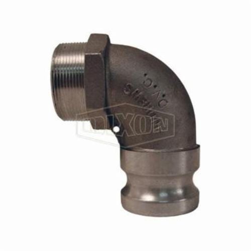 Dixon® 200F90AL Type F 90°  Cam and Groove Elbow, 2 in, Male Adapter x MNPT, Aluminum, Domestic