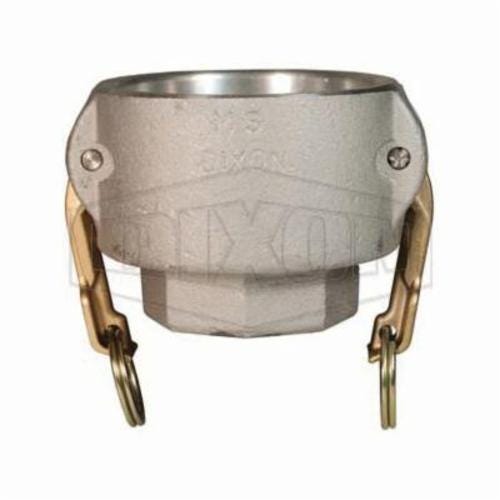Dixon® 2015-D-AL Type D Cam and Groove Reducing Coupler, 1-1/2 x 2 in Nominal, Female Coupler x FNPT End Style, Aluminum, Domestic