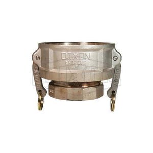 Dixon® 2015-D-SS Type D Cam and Groove Reducing Coupler, 2 x 1-1/2 in Nominal, Female Coupler x FNPT End Style, 316 Stainless Steel