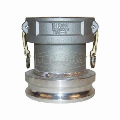 Dixon® 2025-DA-AL Type DA Cam and Groove Reducing Coupler, 2-1/2 x 2 in Nominal, Coupler x Adapter End Style, Aluminum, Domestic