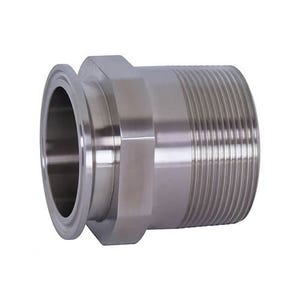 Dixon® Clamp Adapter, Series: 21MP, Fitting/Connector Type: Adapter, 2-1/2 x 2 in Nominal Size, Tube x MNPT, 304 Stainless Steel, 2.781 in L, Domestic