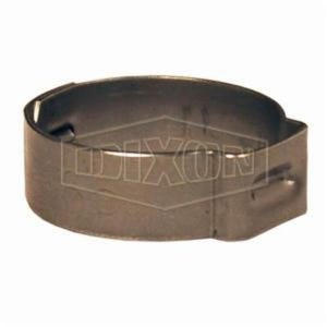 Dixon® 515R Single Ear Pinch-On Clamp, 2 in Nominal, 1.906 in Closed dia x 2.028 in Open dia x 0.03 in Thick, 304 SS