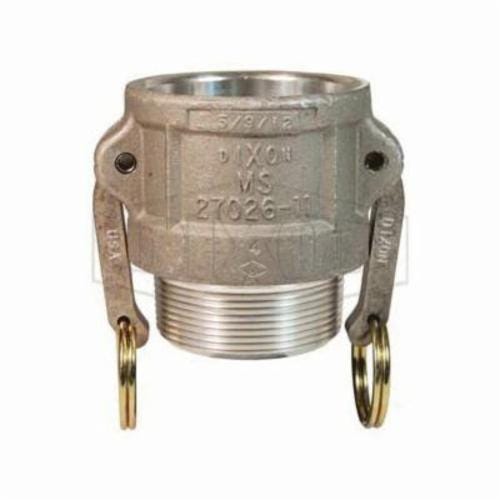 Dixon® 250-B-AL Type B Cam and Groove Coupler, 2-1/2 in Nominal, Female Coupler x MNPT End Style, Aluminum