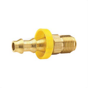Dixon® 2900508C Hose Barb, 1/2-20 x 5/16 in Nominal, MUNF x Hose Barb, Brass, Domestic