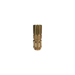 Dixon® 2AF1-B A Series High Pressure Female Quick Disconnect Pneumatic Coupler, 1/8-27 Nominal, Quick Disconnect Coupler x NPTF