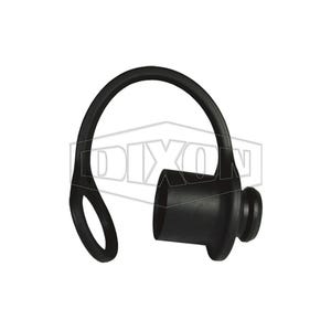 Dixon® 2HDP-H2DC Industrial Interchange Dust Cap, 1/4 in Nominal, Rubber, Domestic