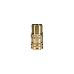 Dixon® 2MF3-B M Series ARO Quick Disconnect Pneumatic Coupler, 3/8 in Nominal, Quick Disconnect Coupler x FNPT, 300 psi Pressure, Brass