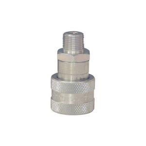Dixon® 2TM2 3000 Interchange Enerpac Ball Coupling, 1/4-18 Nominal, MNPT, Steel, Domestic