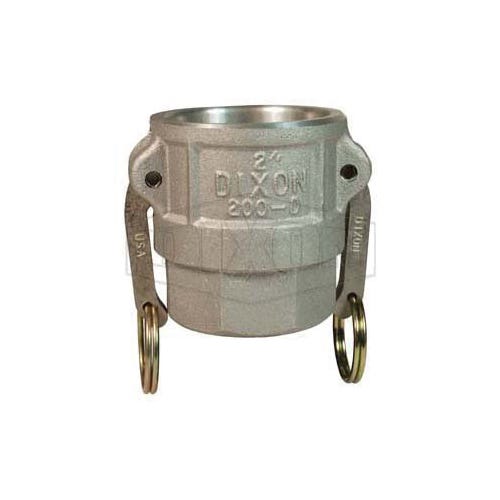 Dixon® 300-D-AL Type D Cam and Groove Coupler, 3 in Nominal, Female Coupler x FNPT End Style, Aluminum