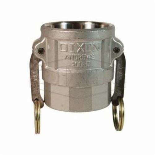 Dixon® 300-D-SS Type D Cam and Groove Coupler, 3 in Nominal, Female Coupler x FNPT End Style, 316 Stainless Steel, Domestic