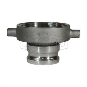 Dixon® 300-TCA-AL Tank Car Adapter, 3 in, Adapter x Railroad Tank Car, Aluminum